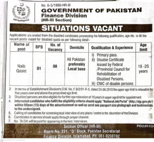 Finance Division Jobs 2024